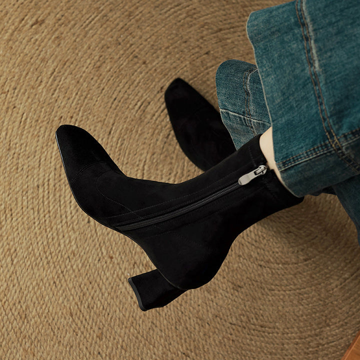 Aelis Genuine Suede Boots