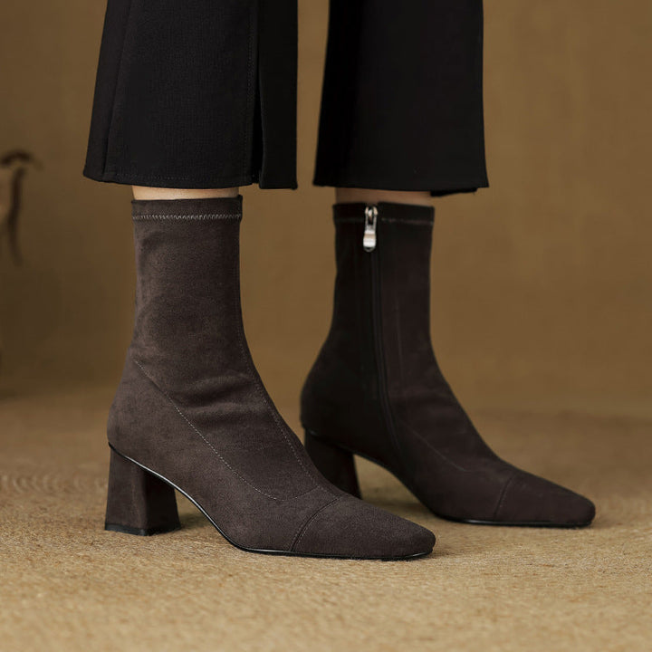 Aelis Genuine Suede Boots